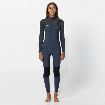 O'neill Kid's HyperFreak 3/2+ Steamer Chest Zip - Slate