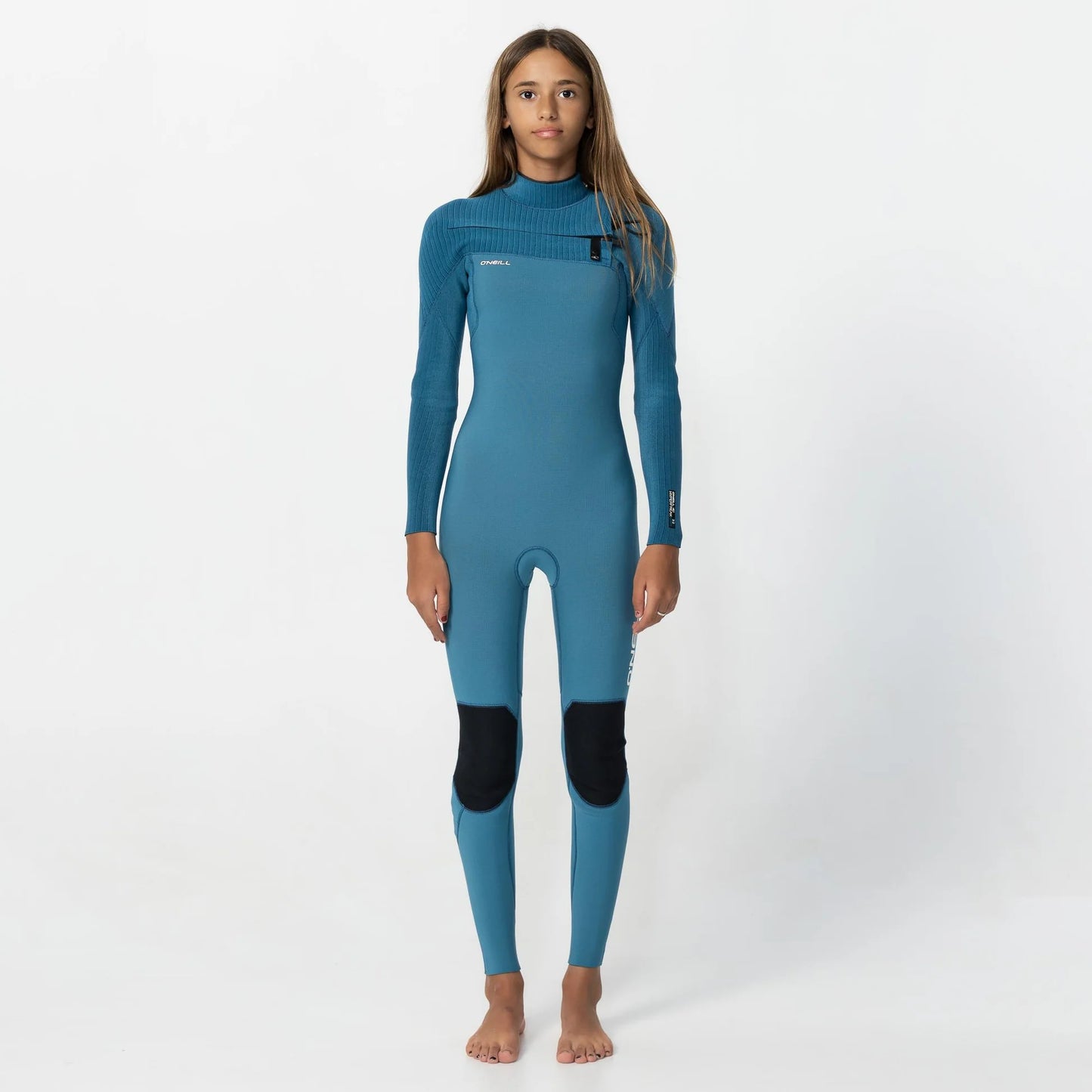 O'neill Kid's HyperFreak 4/3+ Steamer Chest Zip - Blue Haze