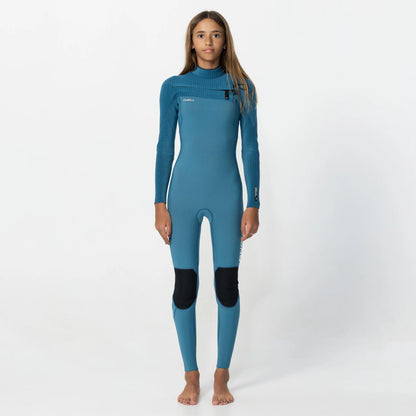 O'neill Kid's HyperFreak 4/3+ Steamer Chest Zip - Blue Haze