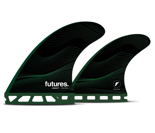 Futures F8 Honeycomb Quad Fin Set - Green