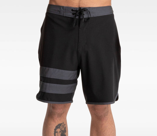 PHANTOM BLOCK PARTY BOARDSHORT - BLACK