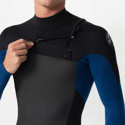 O'neill Men's Defender 3/2mm Steamer Chest Zip - Navy