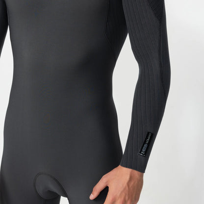 O'neill Men's HyperFire 3/2mm Steamer Chest Zip Wetsuit - Steel Grey