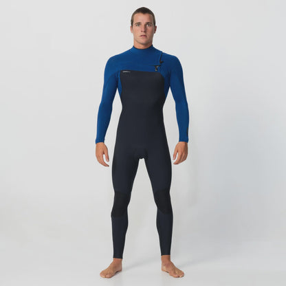 O'neill Men's HyperFreak 3/2+ Steamer Chest Zip - Twilight Blue