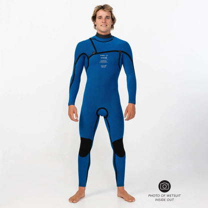 O'neill Men's Hyper-X Chest Zip Stitchless 3/2mm Full Suit - Black