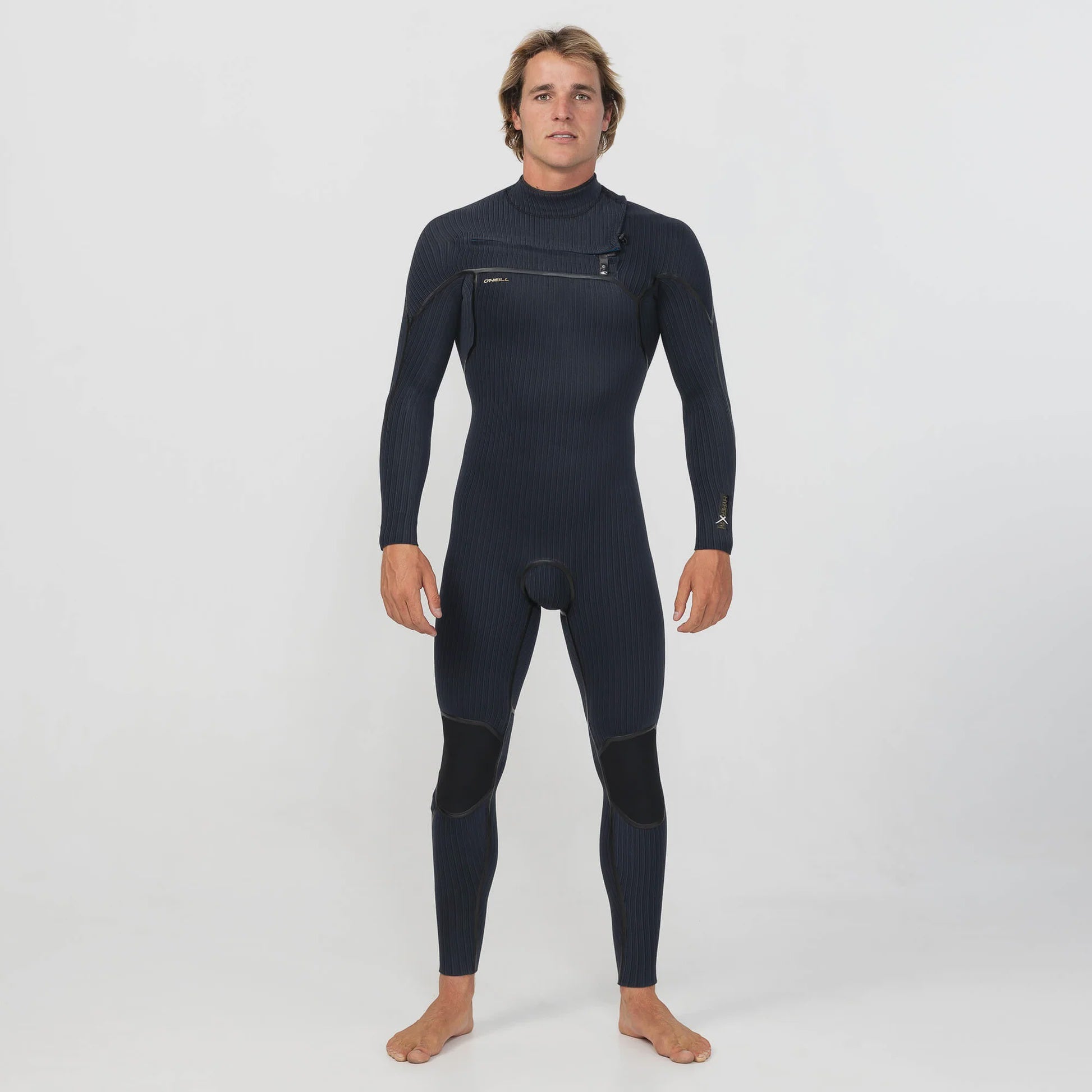 O'neill Men's Hyper-X Chest Zip Stitchless 3/2mm Full Suit - Black ...