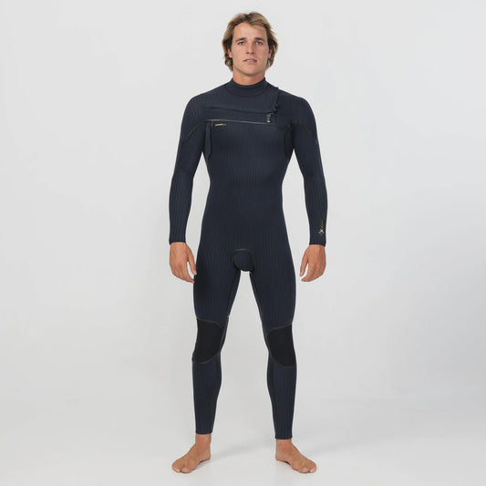 O'neill Men's Hyper-X Chest Zip Stitchless 3/2mm Full Suit - Black