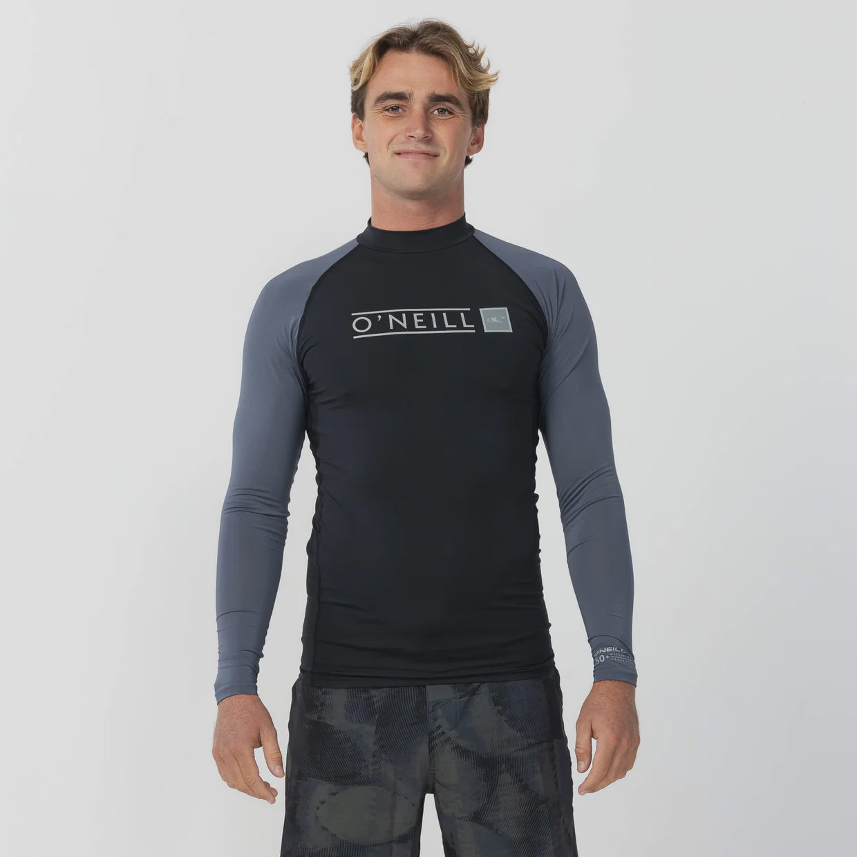 O'neill Men's Reactor Block Long Sleeve Rash Vest - Orion Blue ...