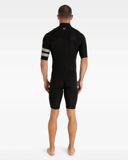 M ADVANTAGE 2/2MM SS SPRINGSUIT - BLACK