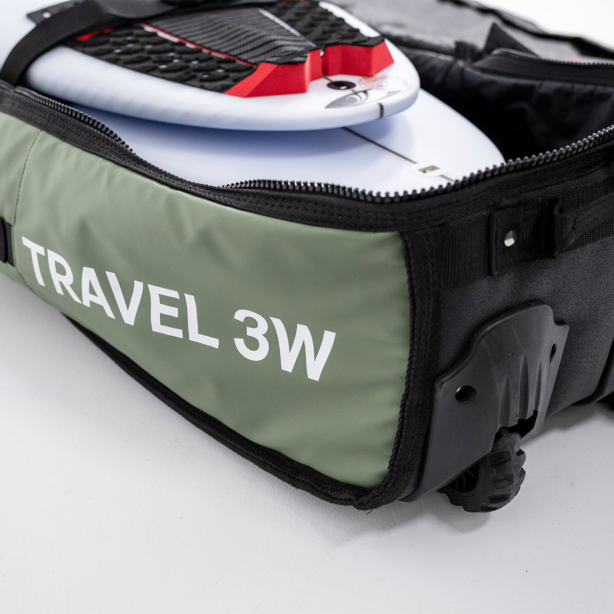 FCS Travel 3W Shortboard/Fish Wheelie Board Cover - Alpine