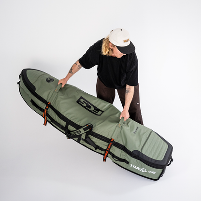 FCS Travel 3W Shortboard/Fish Wheelie Board Cover - Alpine
