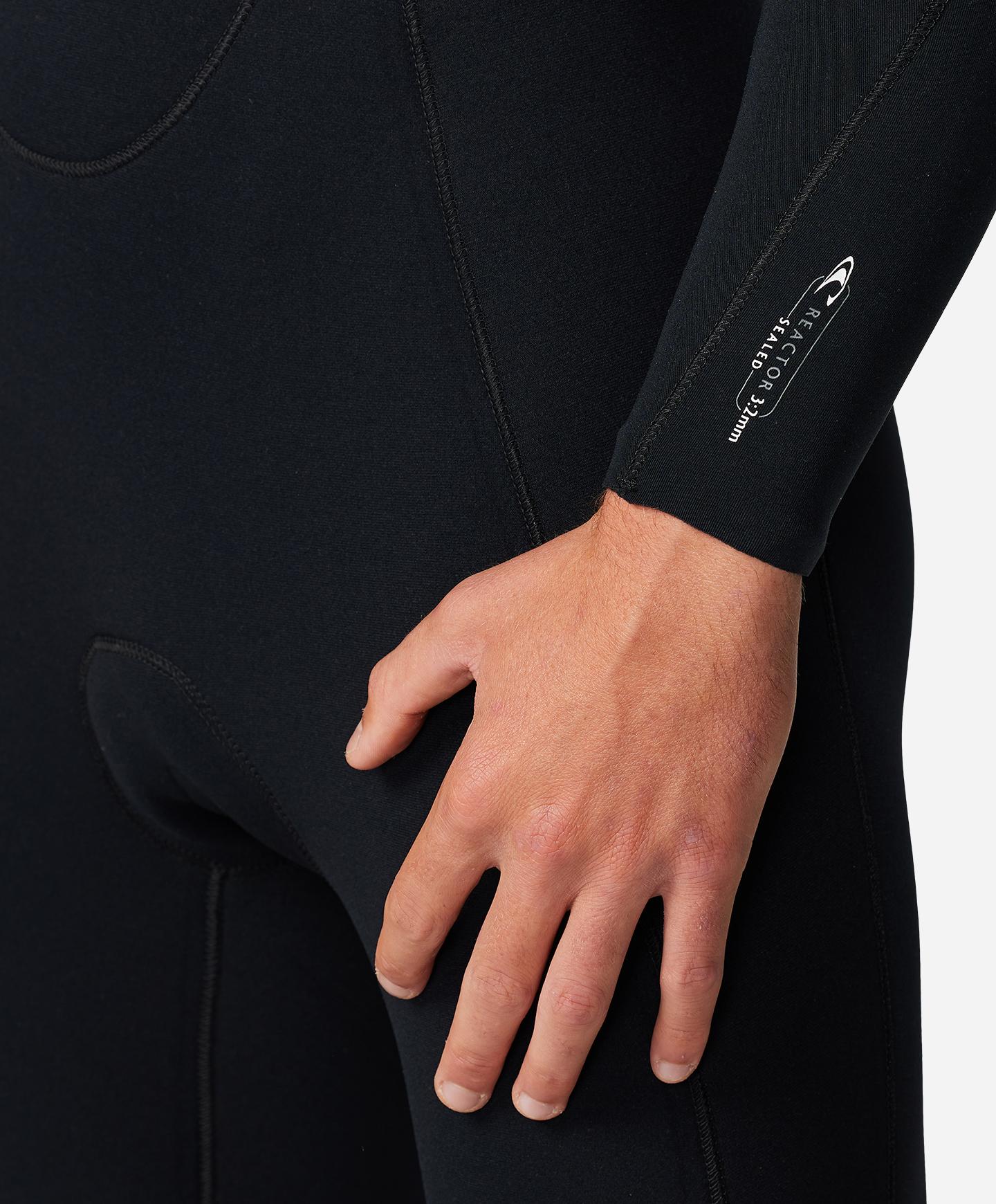 Reactor 3/2mm GBS Back Zip Steamer Wetsuit - Black