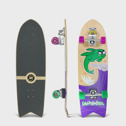 SmoothStar 32" Flying Fish - Green & Purple