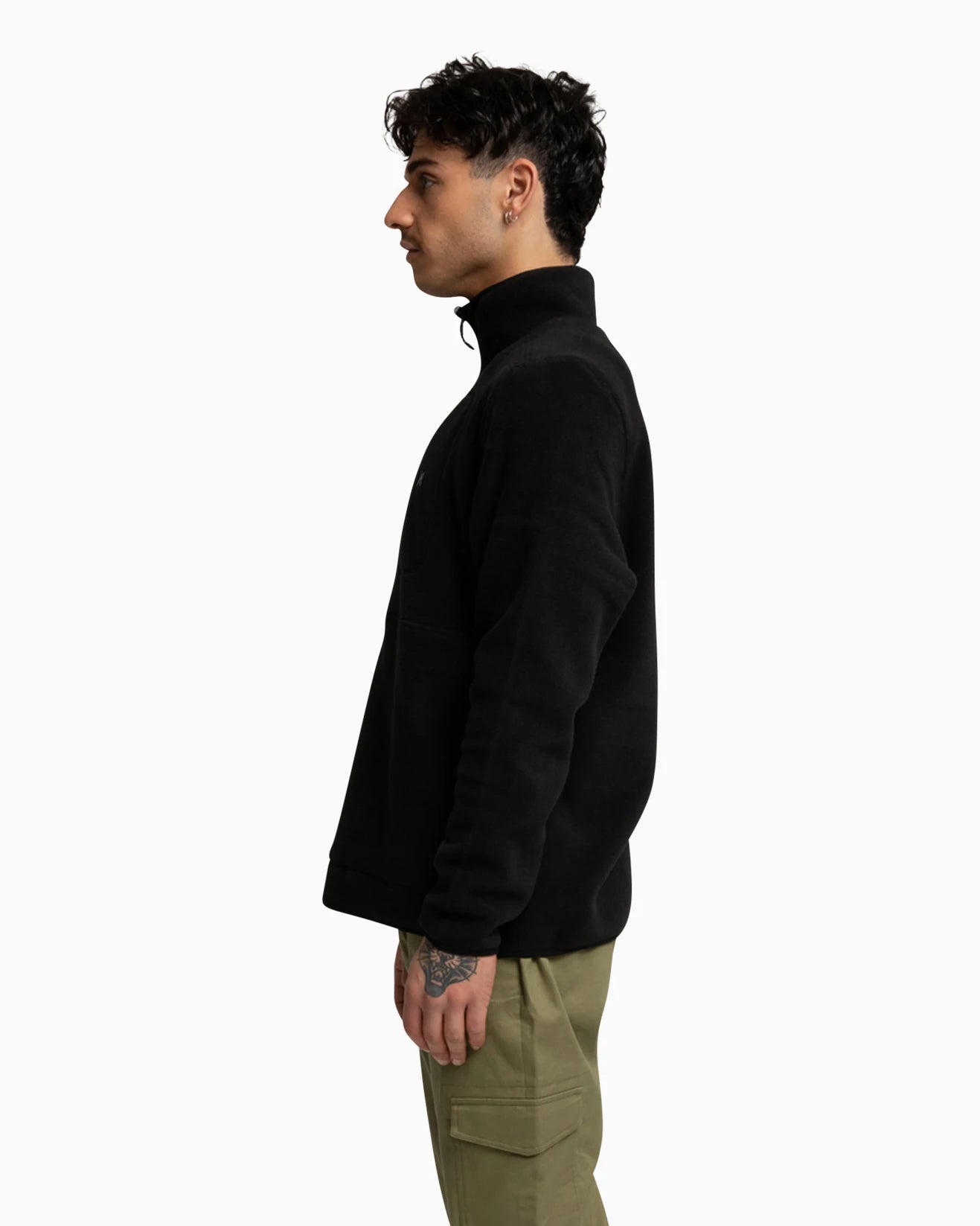 Explore Hurley Mens 200 Polartec Crew - Black