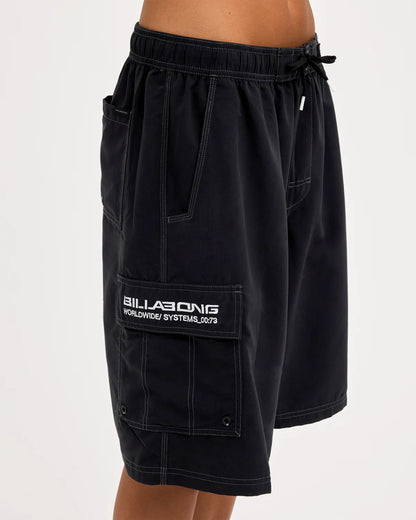 Billabong Mens Throw On 22" Shorts - Black