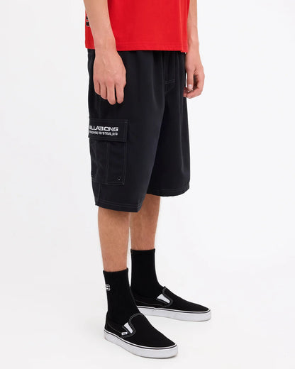 Billabong Mens Throw On 22" Shorts - Black