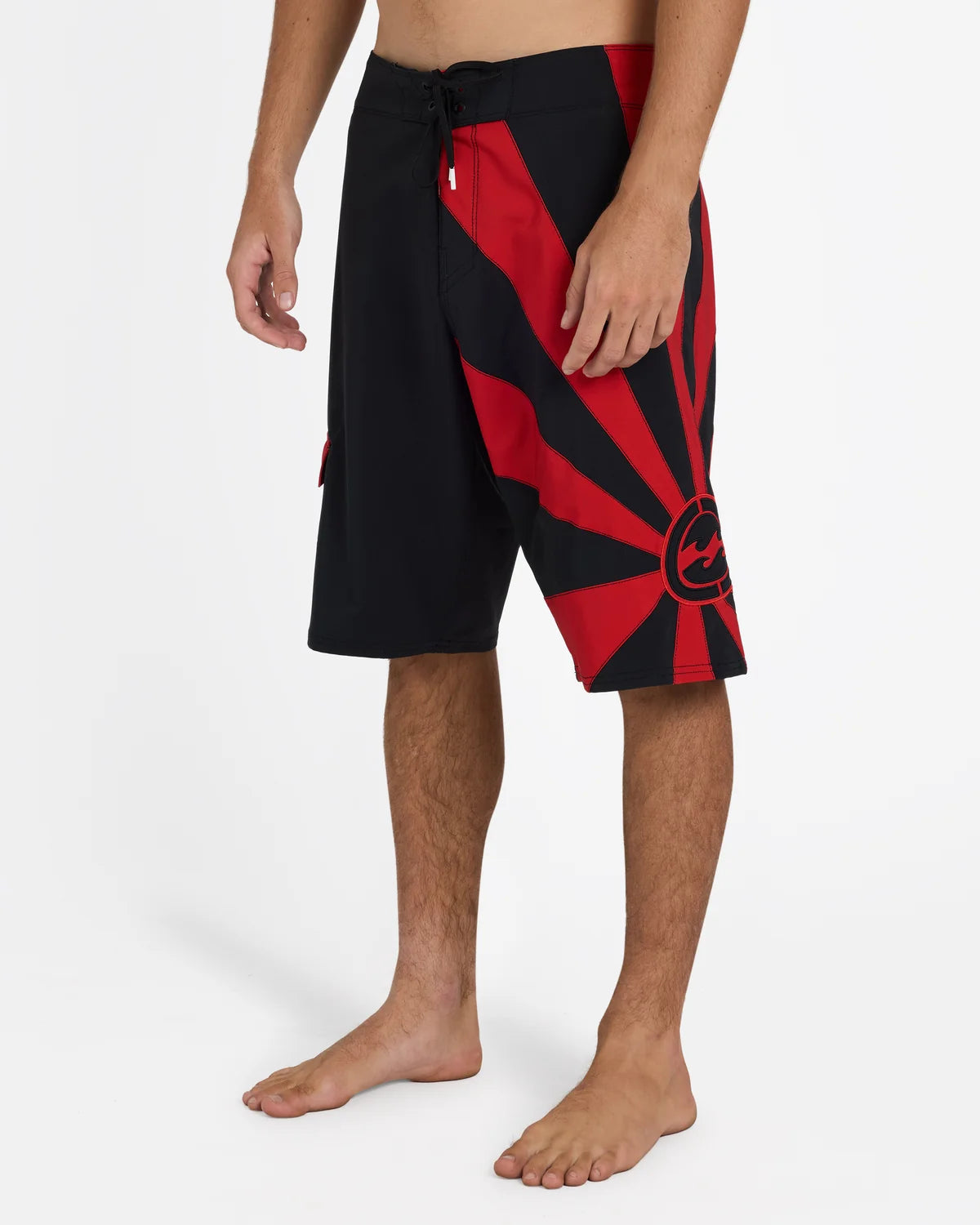 Billabong Mens A.I. Rising Sun Pro 22" Boardshort - Black Red