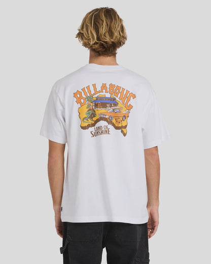 Billabong Mens Land Of Sunshine T-Shirt - White