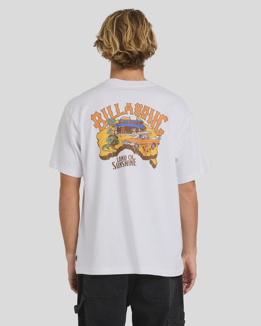 Billabong Mens Land Of Sunshine T-Shirt - White