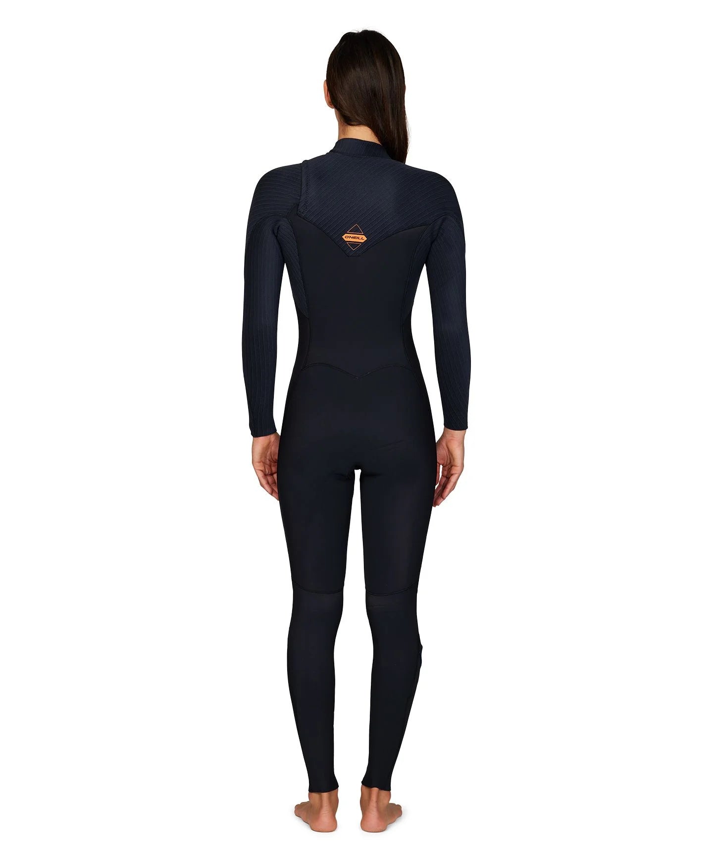 Women's Hyperfreak 3/2mm Chest Zip Steamer Wetsuit - Black