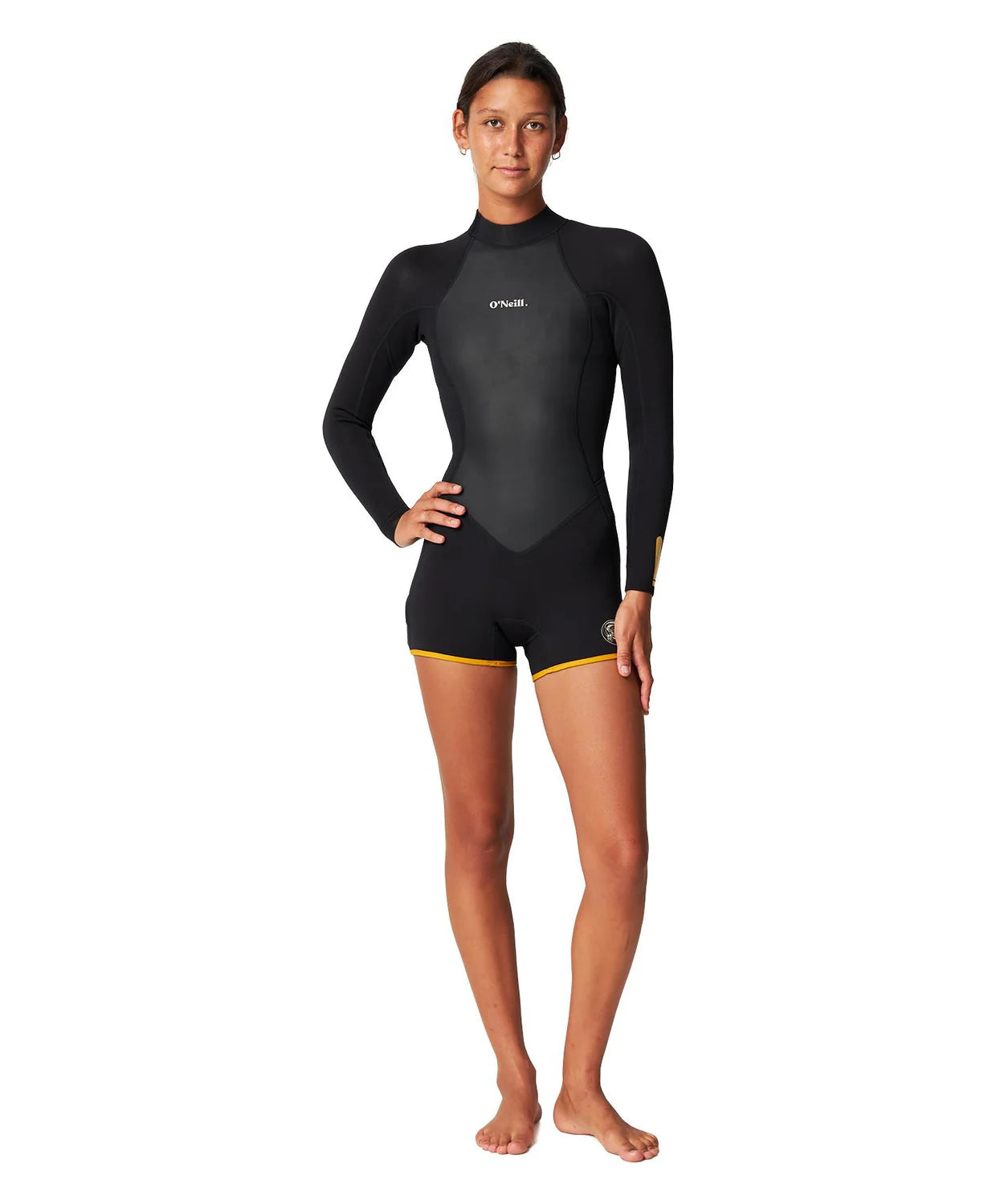 Women's O'neill O'Riginals Back Zip 2mm Boy Leg Spring Suit - Black