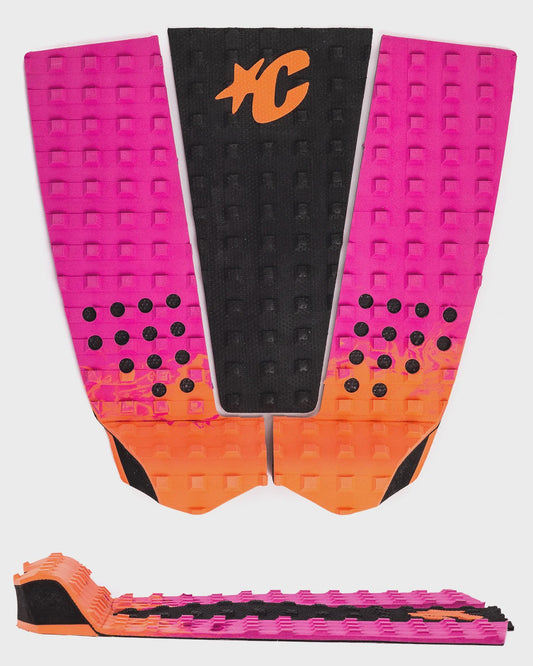 ITALO FERREIRA LITE GRIP - FLURO RED FADE PINK