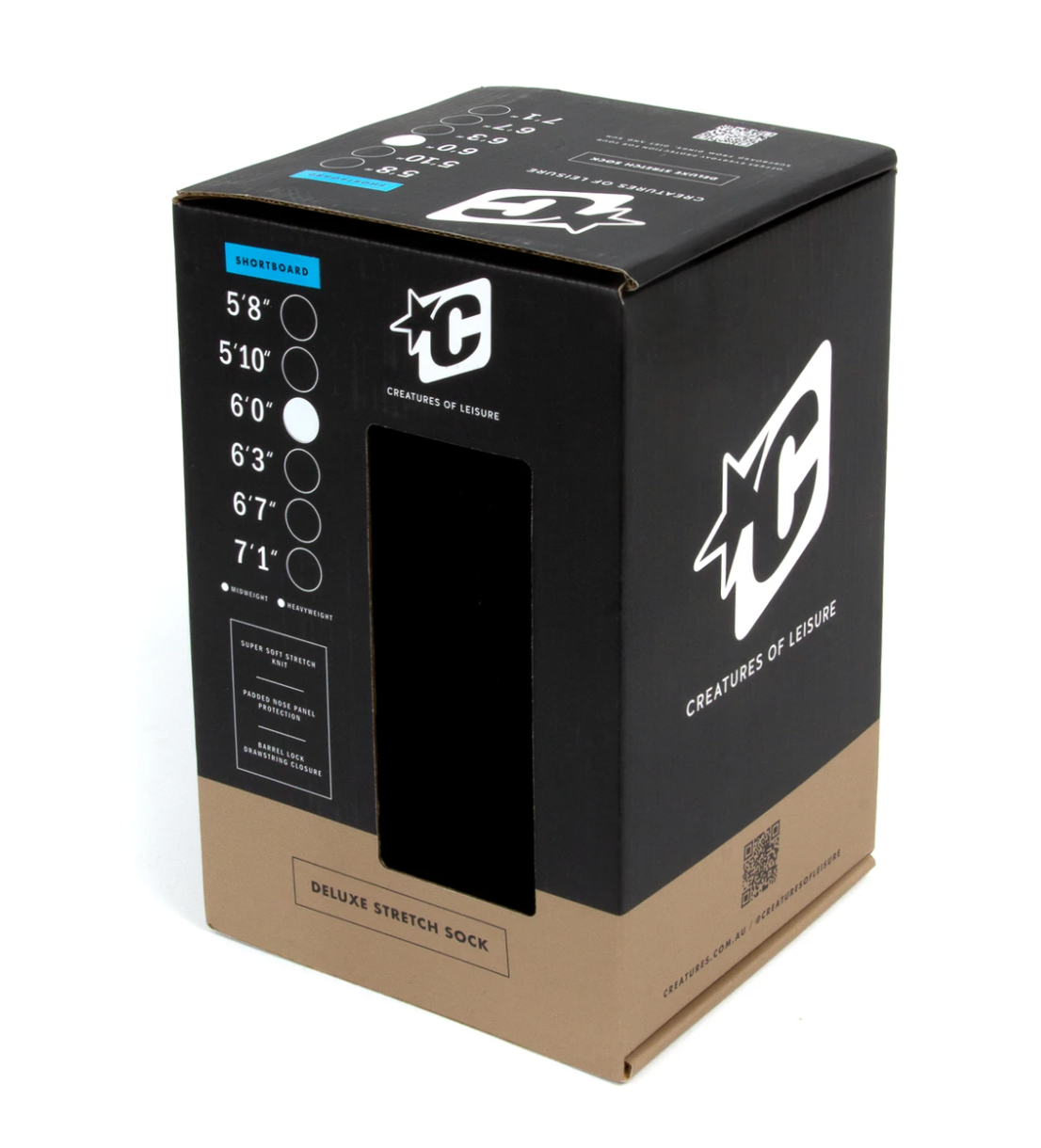 Shortboard Icon Sox - Black